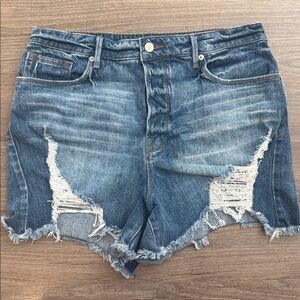Good American Bombshell Jean Shorts Ladies Size 14